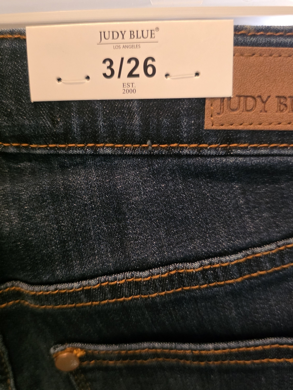 Judy Blue Deep Blue Denim Skinny Jeans - Picture 4 of 4